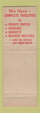 Matchbook Cover - Bernie Liflander's Fort Pitt Inn Pittsburgh PA