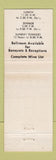 Matchbook Cover - The Old Tavern Unionville OH WEAR