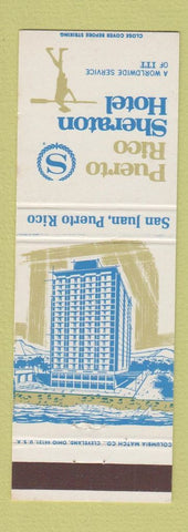 Matchbook Cover - Sheraton Hotel San Juan Puerto Rico
