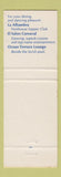 Matchbook Cover - Sheraton Hotel San Juan Puerto Rico