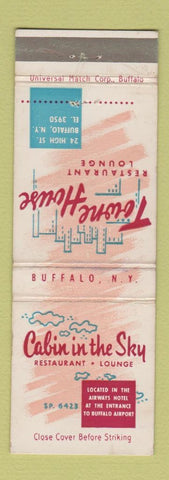 Matchbook Cover - Cabin in the Sky Towne House Buffalo NY WEAR