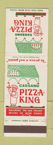Matchbook Cover - Cassano Pizza King WEAR