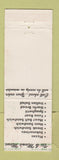 Matchbook Cover - Cassano Pizza King WEAR