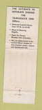 Matchbook Cover - Tamarack Inn Columbus OH