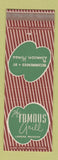 Matchbook Cover - Famous Grill Lansing MI