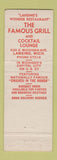 Matchbook Cover - Famous Grill Lansing MI