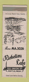 Matchbook Cover - Richelieu Cafe Seattle WA WEAR