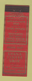 Matchbook Cover - Diana Coffee Shop Lansing MI