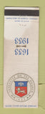 Matchbook Cover - Lancaster on the Nashua 1953 WORN