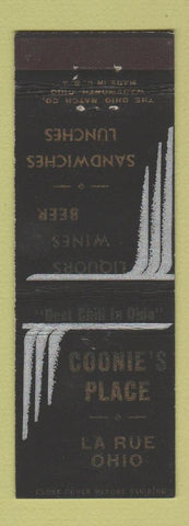 Matchbook Cover - Coonie's Place La Rue OH