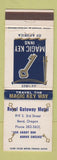 Matchbook Cover - Royal Gateway Motel Bend OR