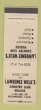Matchbook Cover - Lawrence Welk's Country Club Village Escondido CA
