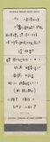 Matchbook Cover - The Fairway Restaurant Decatur IN WEAR