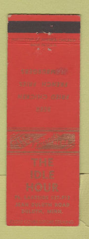 Matchbook Cover - The Idle Hour Duluth MN