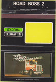 Matchbook Cover - White Semi Trucks BLANK Road Boss 40 Strike