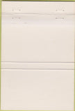 Matchbook Cover - White Semi Trucks BLANK Road Boss 40 Strike