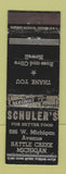 Matchbook Cover - Schuler's Restaurant Battle Creek MI WEAR