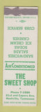 Matchbook Cover - The Sweet Shop Nashville TN SAMPLE WEAR