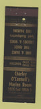 Matchbook Cover - Charley O'Connell's Marine Room ADVANCE Chicago?