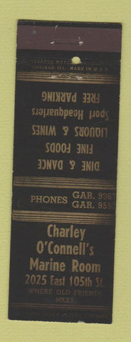 Matchbook Cover - Charley O'Connell's Marine Room ADVANCE Chicago?