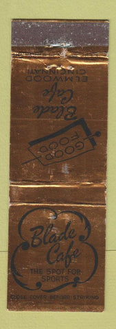 Matchbook Cover - Blade Cafe Elmwood Cincinnati OH WEAR