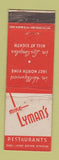 Matchbook Cover - Mike Lyman's Restaurants Hollywood Los Angeles CA WEAR