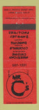 Matchbook Cover - Mr C's Chinese Restaurant Long Beach CA