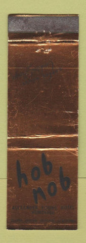 Matchbook Cover - Hob Nob Honolulu Hawaii Alexander Young Hotel WEAR
