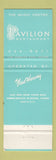 Matchbook Cover - Pavilion Restaurant Fred Harvey Los Angeles CA