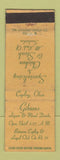 Matchbook Cover - Gibson's Liquor Bar Copley Loyal Oak OH WORN
