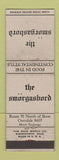 Matchbook Cover - The Smorgasbord Akron? OH WEAR