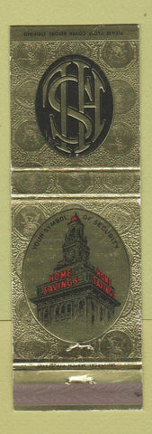 Matchbook Cover - Home Savings Salem Struthers OH