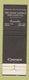 Matchbook Cover - Home Savings Salem Struthers OH