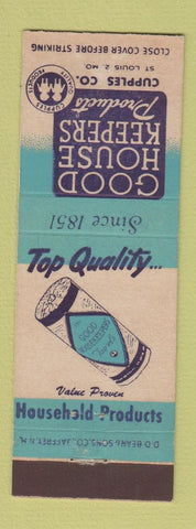 Matchbook Cover - Good House Keepers Products Cupples Paper Towls St Louis MO