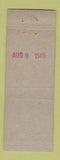 Matchbook Cover - Bill's 6800 Club Los Angeles CA WEAR