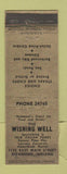 Matchbook Cover - The Wishing Well Richmond IN WEAR