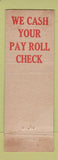 Matchbook Cover - The Pup Battersby & Smith Seattle WA