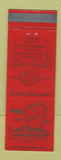 Matchbook Cover - The Chalet Restaurant Dillsburg PA