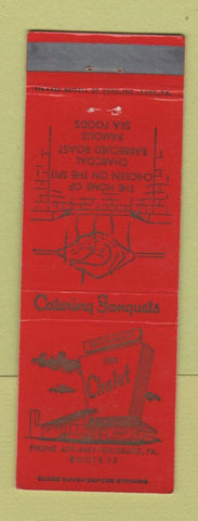 Matchbook Cover - The Chalet Restaurant Dillsburg PA