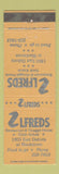 Matchbook Cover - Zlfreds Restaurant