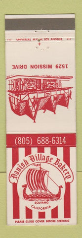 Matchbook Cover - Danish Village Bakery Solvang CA