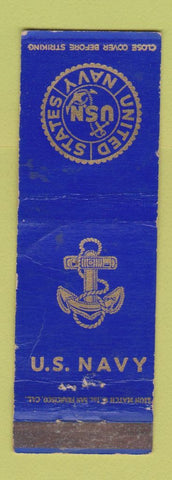 Matchbook Cover - US Navy military WEAR