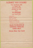 Matchbook Cover - RE UP US Army PX 40 Strike