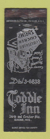 Matchbook Cover - Toddle Inn Racine WI WORN