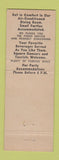 Matchbook Cover - Uncle Tom's BBQ