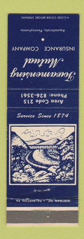 Matchbook Cover - Towamensing Mutual Insurance Aquashicola PA