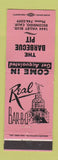 Matchbook Cover - The BBQ Pit Escondido CA