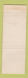 Matchbook Cover - Villa Rey Smorgasbord Long Beach CA WEAR