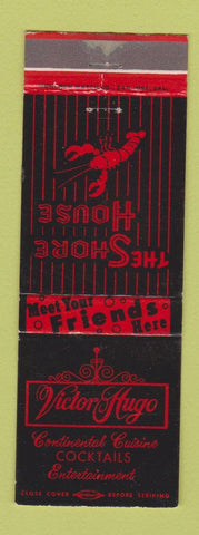 Matchbook Cover - Victor Hugo Shore House Long Beach CA WEAR