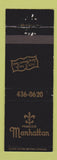 Matchbook Cover - Francois Manhattan Long Beach CA